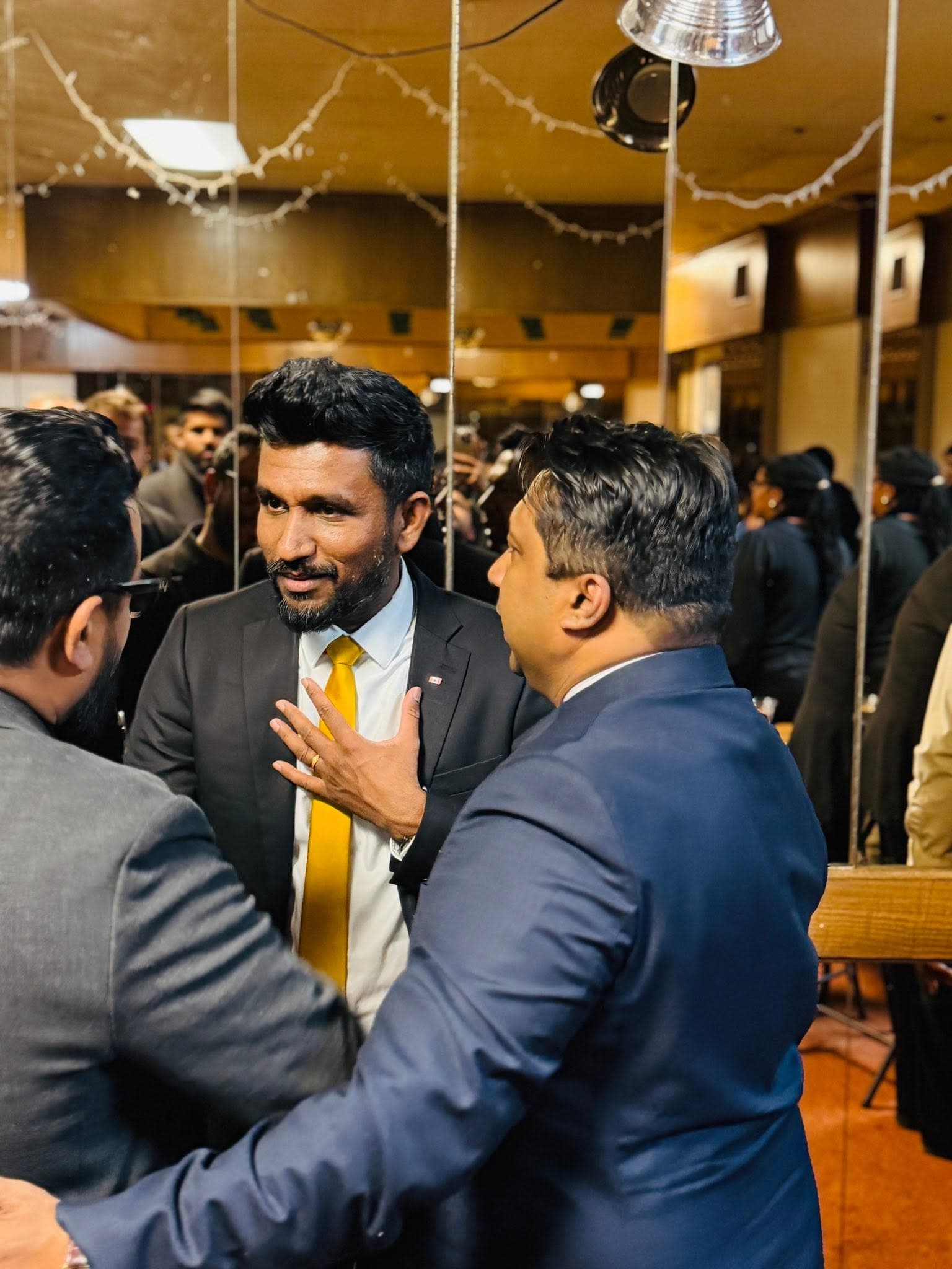 Murshed Nizam in conversation with local leaders